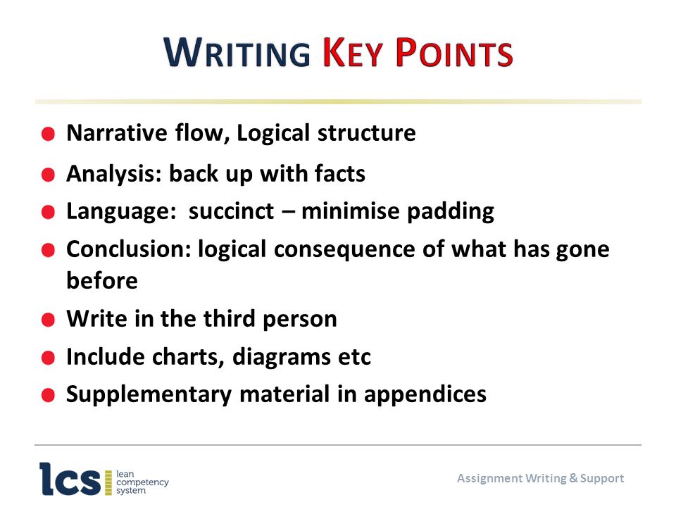 Key points to write a good essay